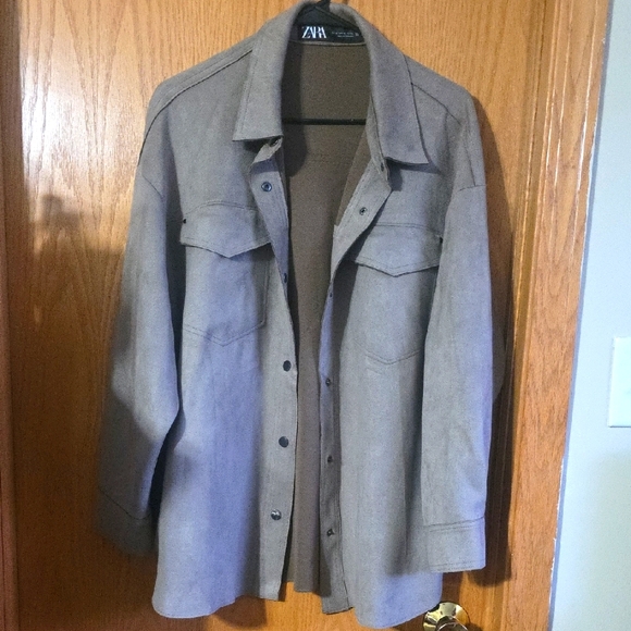 NEW Zara Gray Jacket - Picture 1 of 5